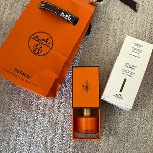Brand new hermes orange nail polish
